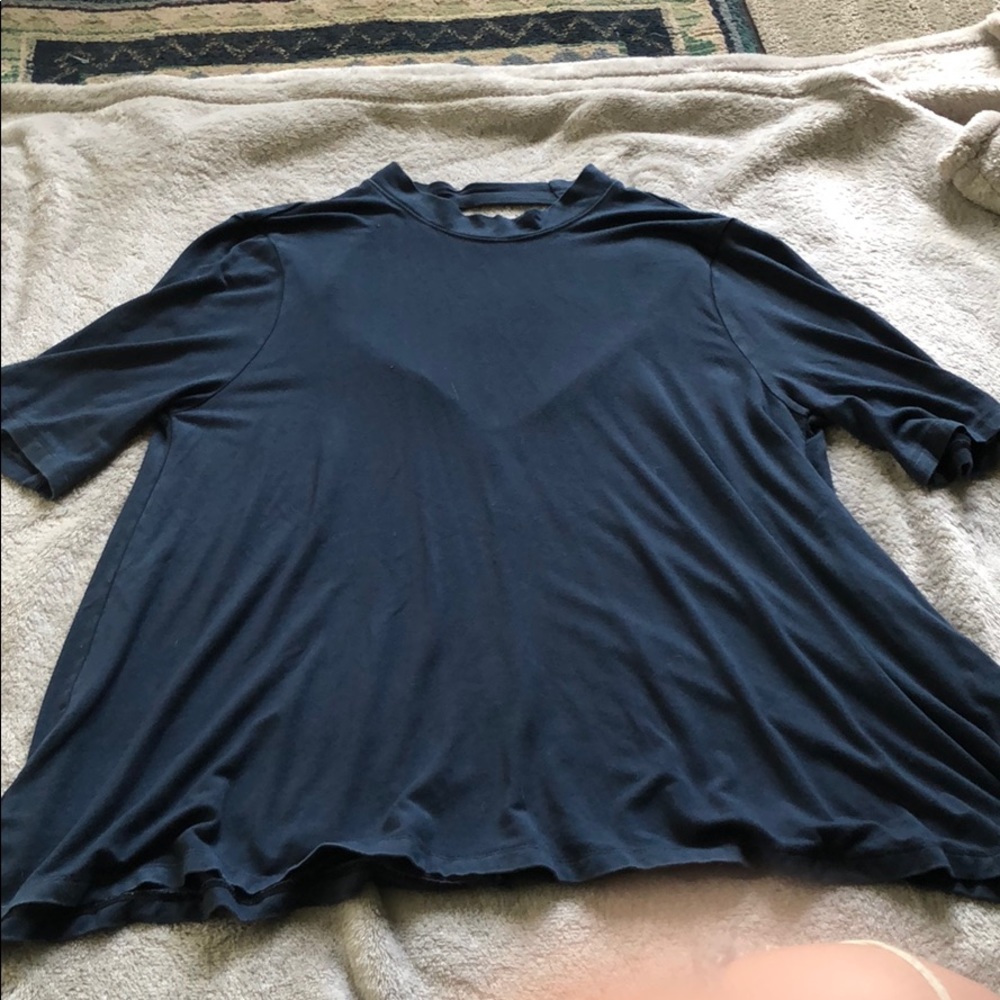 Open back tee